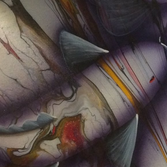 Koi oil Painting - Picture 3 of 4